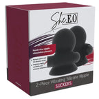 SHE.E.O – GEL DE SUCCION VIBRANT RECHARGEABLE POUR LES TÉTONS