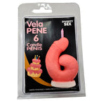 DIABLO PICANTE – CANDELA A FORMA DI PENE FORMA NUMERO 6
