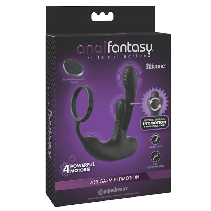 ANAL FANTASY ELITE – ASS-GASM INTIMOTION RECHARGEABLE ANAL & PERINEAL STIMULATOR