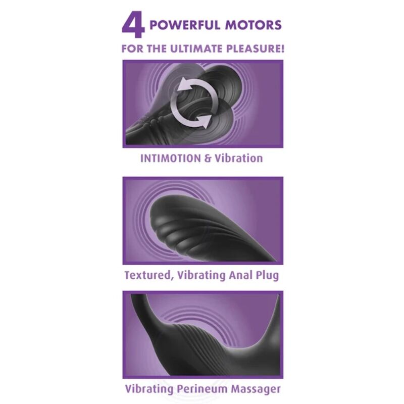 ANAL FANTASY ELITE – ASS-GASM INTIMOTION RECHARGEABLE ANAL & PERINEAL STIMULATOR