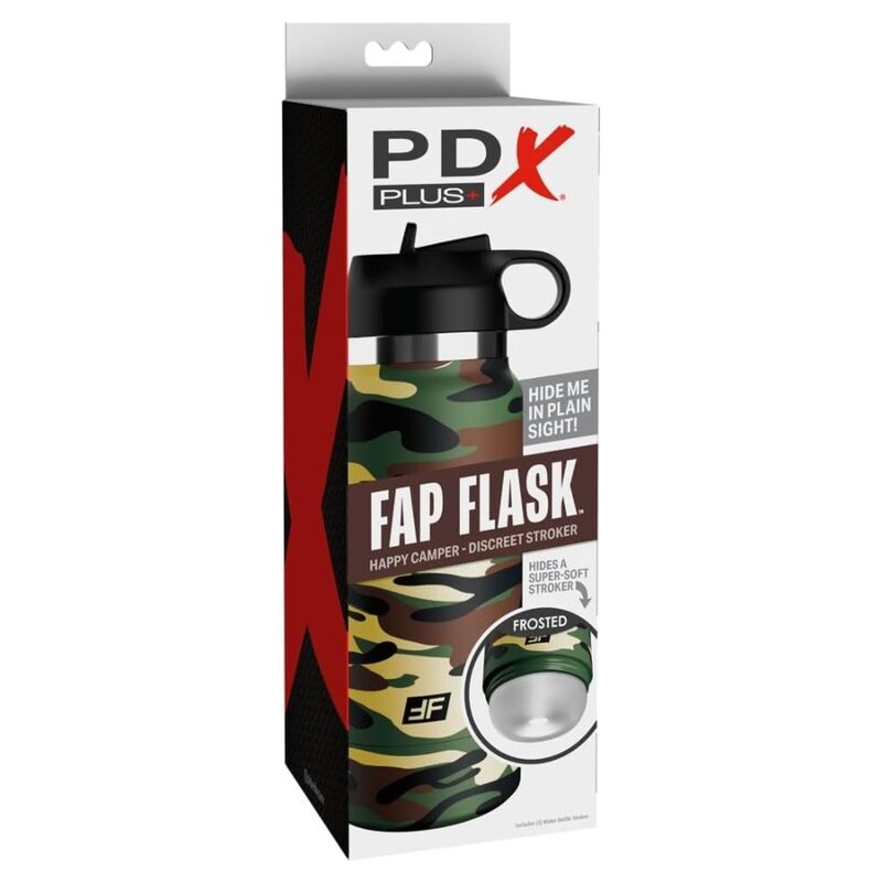 PDX PLUS – FAP FLASK HAPPY CAMPER MASTURBATEUR DISCRET CAMOUFLAGE