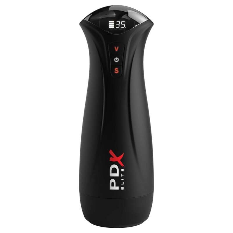 PDX Elite Fap-Gasm – Masturbator mit intermittierender Saugfunktion, transparent