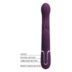 Pretty Love Loursen – Rabbit-Vibrator mit Stossbewegung, 7 Modi, Lila
