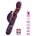 Pretty Love Loursen – Rabbit-Vibrator mit Stossbewegung, 7 Modi, Lila