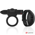 BLACK&SILVER – Vibrationsring mit Watchme-Fernbedienung