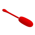 PRETTY LOVE – JULIUS WATERPROOF-RECHARGEABLE VIBRATING EGG RED