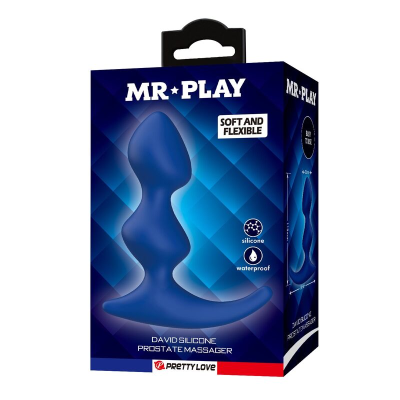 MR PLAY – PLUG ANALE ERGONOMICO BLU