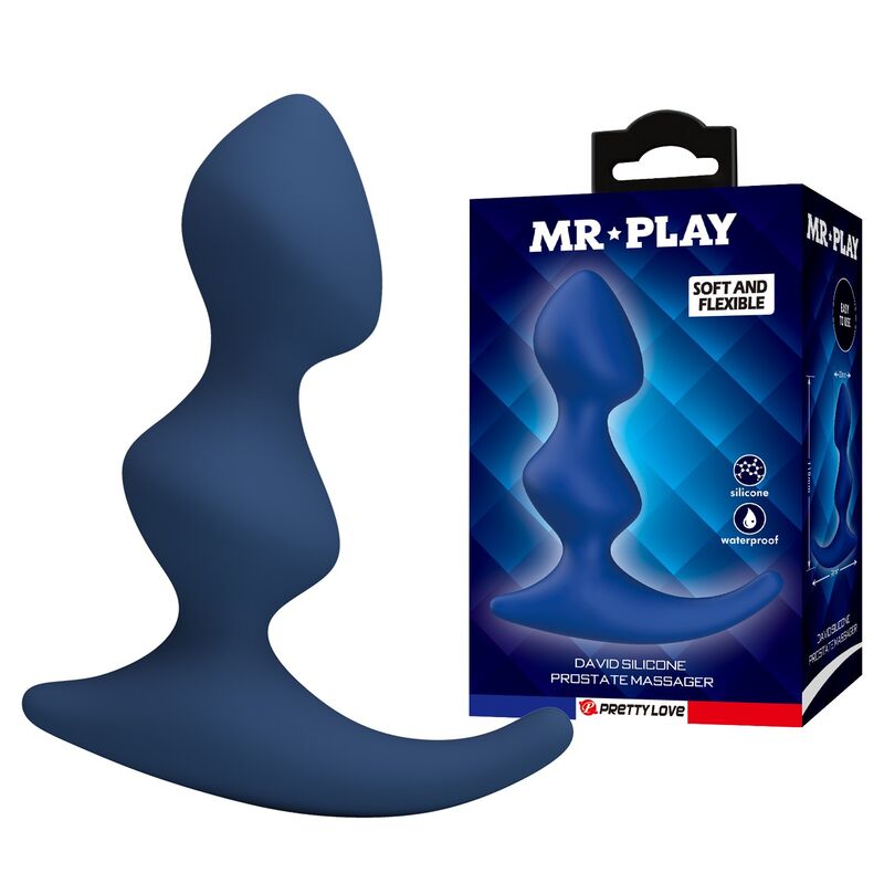 MR PLAY – PLUG ANALE ERGONOMICO BLU