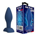 MR PLAY – TAPERED SILICONE ANAL PLUG BLUE