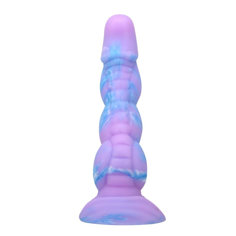 Power Monsters Alien – Fantasy-Dildo, 20,5 cm, Blau/Violett