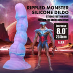Power Monsters Alien – Fantasy-Dildo, 20,5 cm, Blau/Violett