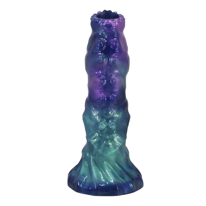 POWER MONSTERS – DUSKWALKER SENTINEL TRICOLOR DILDO GONFIABILE IN SILICONE FANTASY 23 CM Ø 5 CM