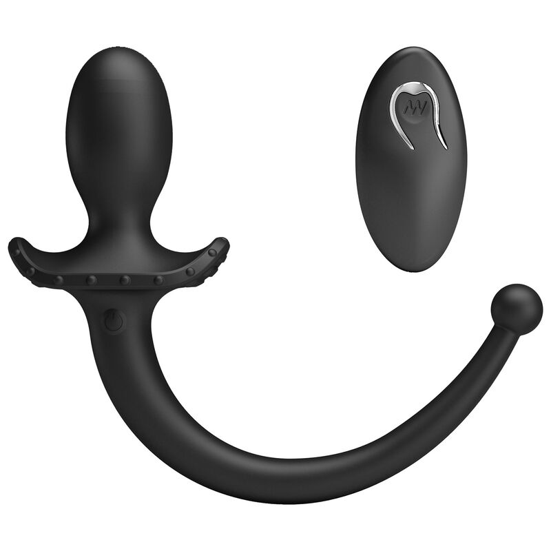 Mr Play – Anal- und Perineum-Vibrator mit Fernbedienung, Schwarz
