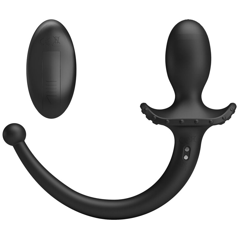 Mr Play – Anal- und Perineum-Vibrator mit Fernbedienung, Schwarz