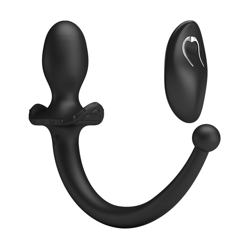 Mr Play – Anal- und Perineum-Vibrator mit Fernbedienung, Schwarz