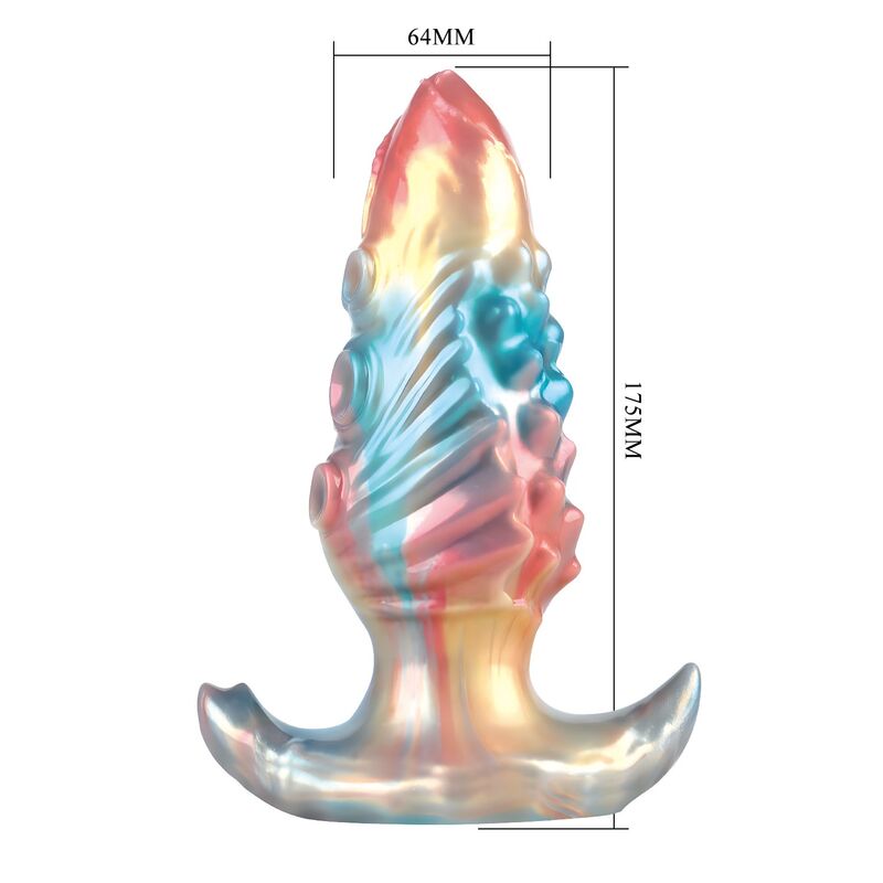 Power Monsters Ebon Leviathan – Aufblasbarer Fantasy-Analplug, 18 cm