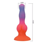 Power Monsters Hercules – Fantasy-Dildo, 21,5 cm, Farbverlauf