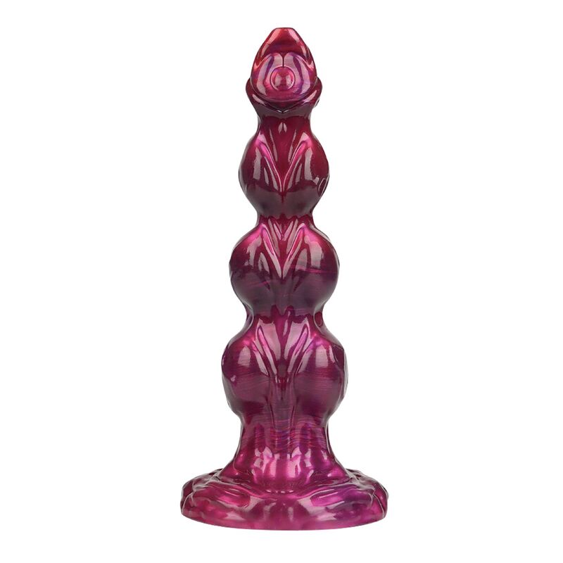 POWER MONSTERS – PRIMAL BEASTLORD GODEMICHET EN SILICONE TRANSLUCIDE ROSE FANTASTIQUE 26 CM Ø 5 CM