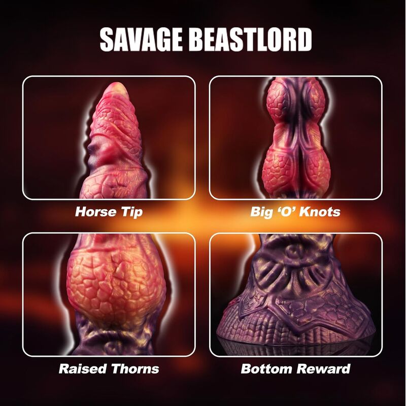 Power Monsters Savage Beastlord – Fantasy-Dildo, 24 cm