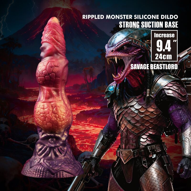 Power Monsters Savage Beastlord – Fantasy-Dildo, 24 cm