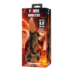 Power Monsters Tyrannosaurus – Fantasy-Dildo, 20,5 cm, Braun/Schwarz