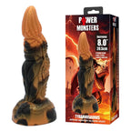 Power Monsters Tyrannosaurus – Fantasy-Dildo, 20,5 cm, Braun/Schwarz