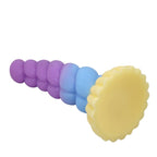 Power Monsters Unicorn – Fantasy-Dildo, 22 cm, dreifarbig