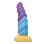 Power Monsters Unicorn – Fantasy-Dildo, 22 cm, dreifarbig