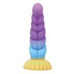 Power Monsters Unicorn – Fantasy-Dildo, 22 cm, dreifarbig