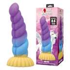 Power Monsters Unicorn – Fantasy-Dildo, 22 cm, dreifarbig