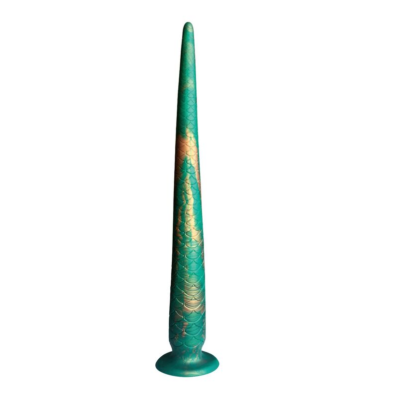 POWER MONSTERS – WILDWYRM TAIL BICOLOR FANTASY GODEMICHET EN SILICONE 47 CM Ø 4 CM