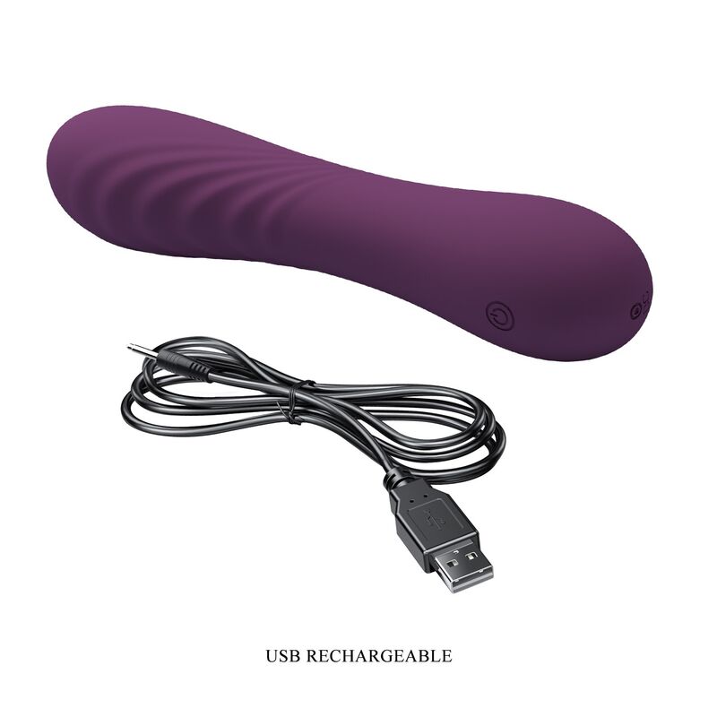PRETTY LOVE – VIBRATORE RICARICABILE ALEXISROSE 10 FUNZIONI VIOLA