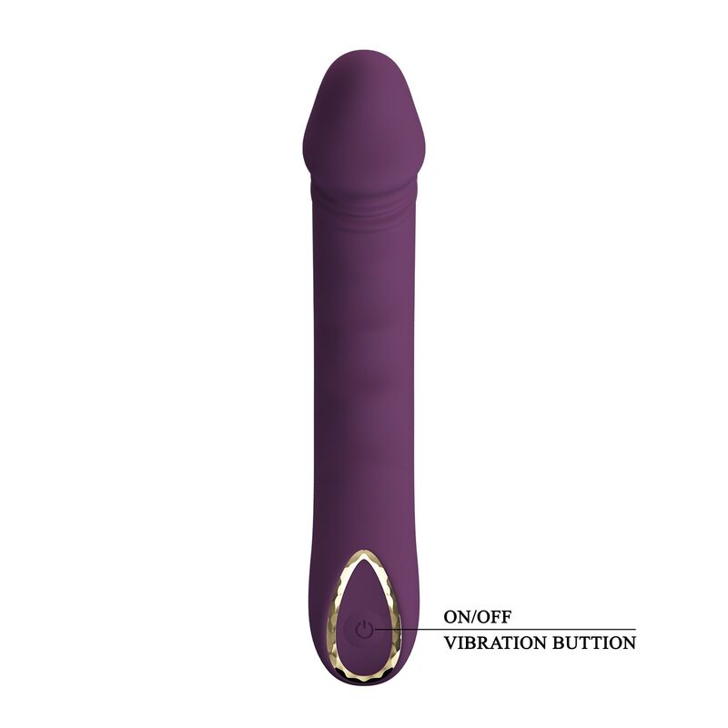 PRETTY LOVE – AMARA RECHARGEABLE VIBRATOR 10 FUNCTIONS PURPLE