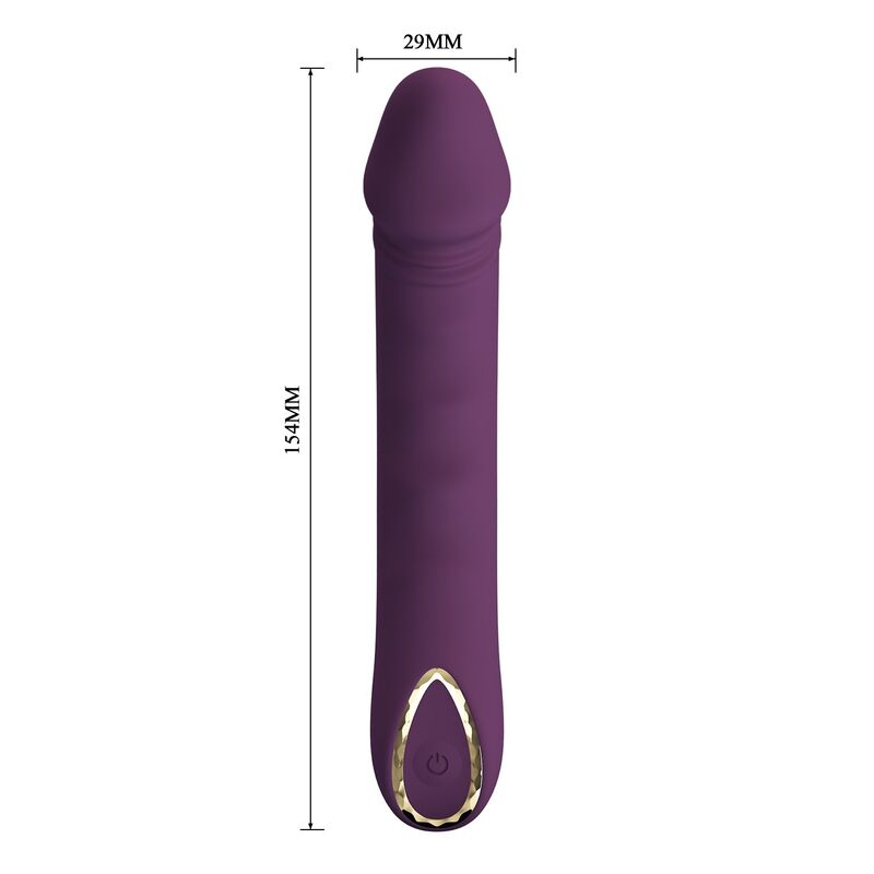 PRETTY LOVE – AMARA RECHARGEABLE VIBRATOR 10 FUNCTIONS PURPLE