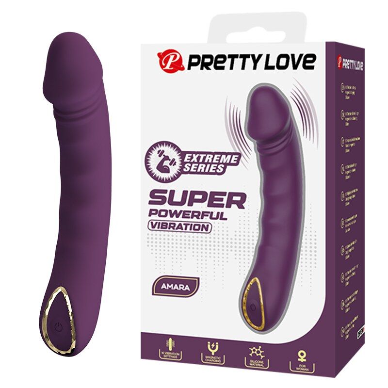 PRETTY LOVE – AMARA RECHARGEABLE VIBRATOR 10 FUNCTIONS PURPLE