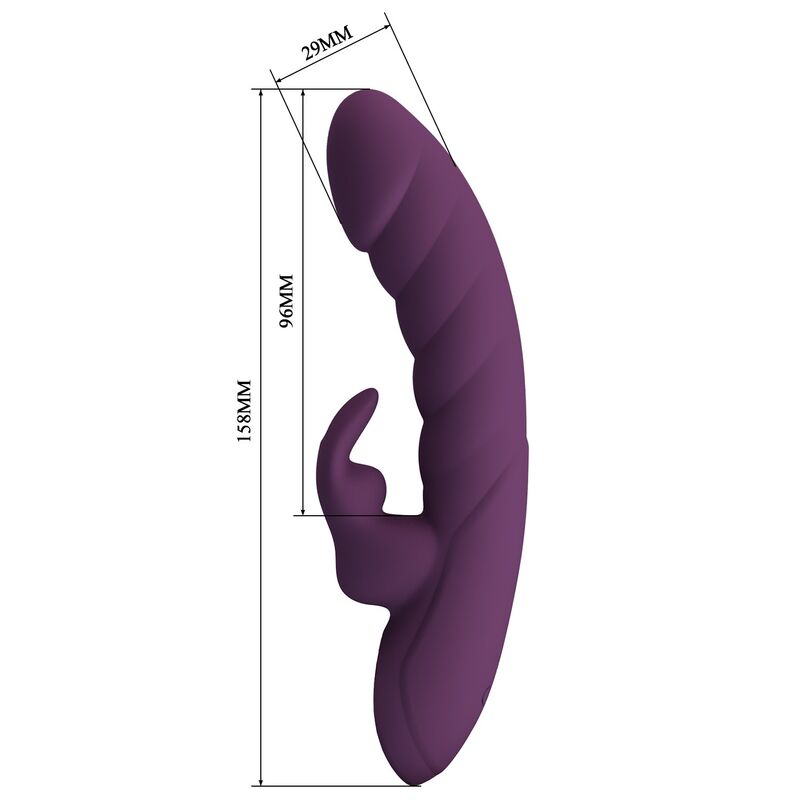 Pretty Love Harper – Rabbit-Vibrator mit 10 Funktionen, Lila