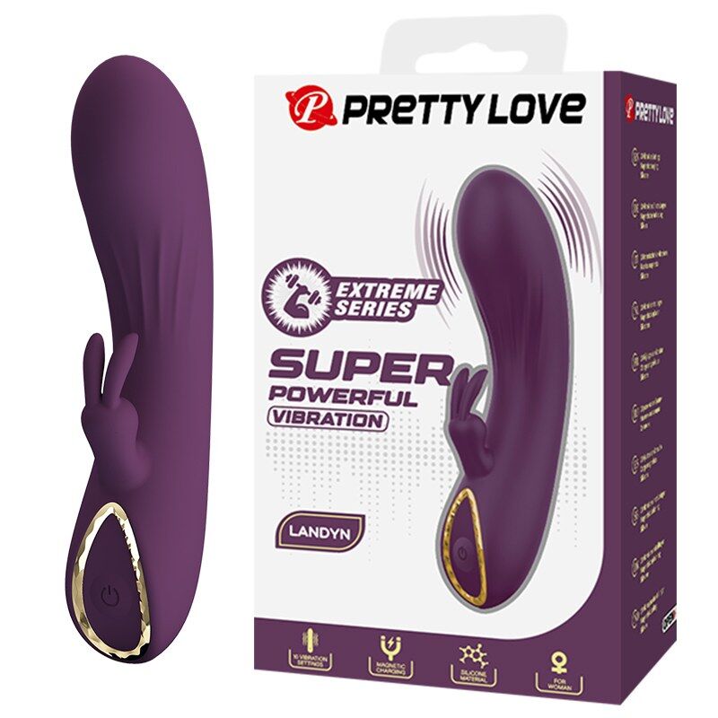 Pretty Love Landyn – Rabbit-Vibrator mit 10 Funktionen, Lila