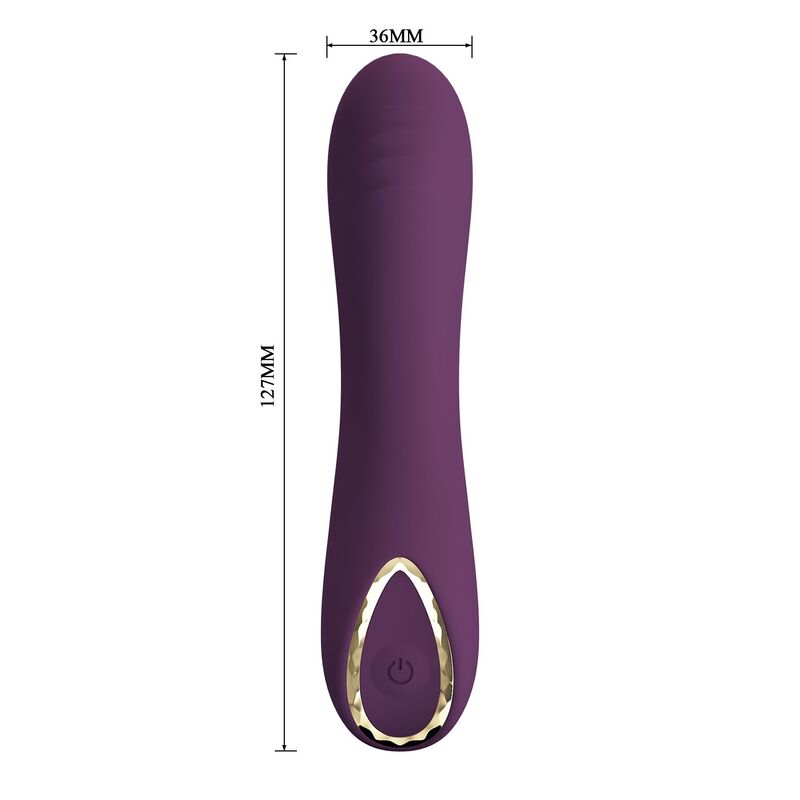 PRETTY LOVE – VIBRATORE RICARICABILE LLOYDE 10 FUNZIONI VIOLA