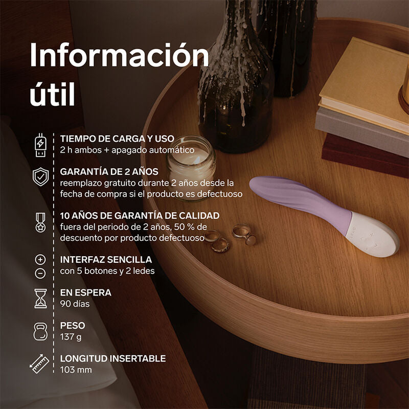 Lelo Mona Twist – G-Punkt-Vibrator, App-gesteuert, Lavendel