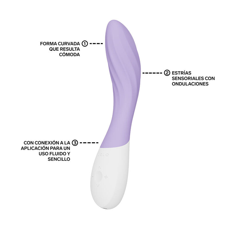 LELO – MONA TWIST RECHARGEABLE APP-CONTROLLED G-SPOT VIBRATOR LAVENDER