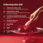 LELO – MONA SPECTRA MASSAGGIATORE INTIMO A LUCE ROSSA RICARICABILE E CONTROLLABILE TRAMITE APP