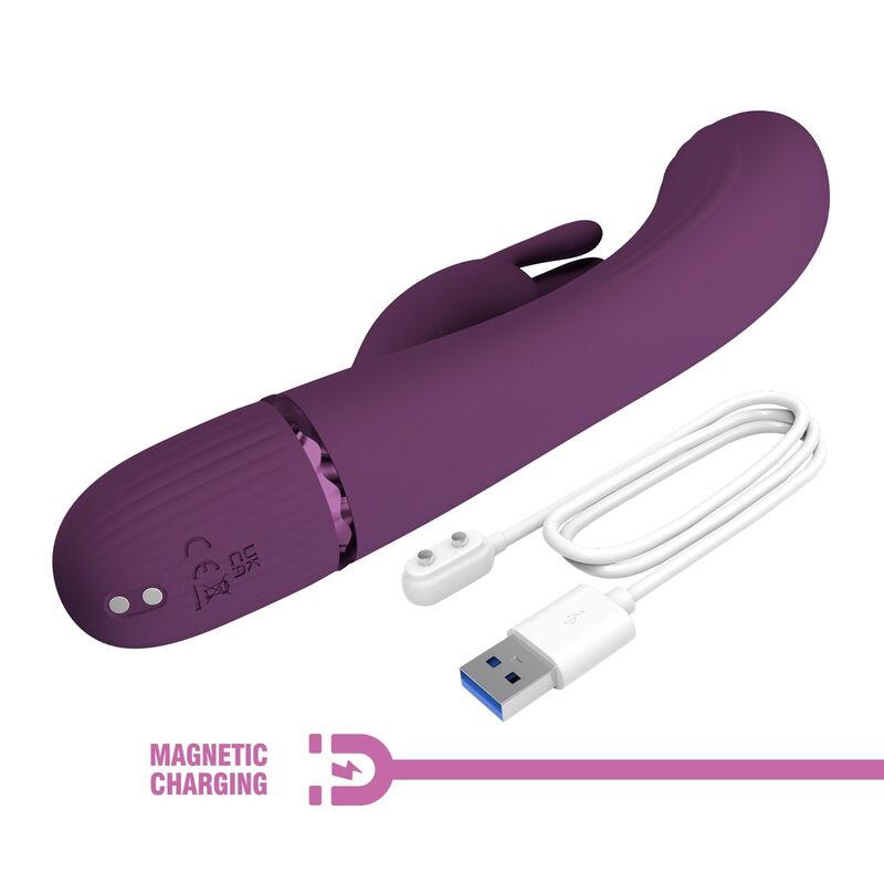 Pretty Love Rocco – Rabbit-Vibrator mit 10 Funktionen, Lila
