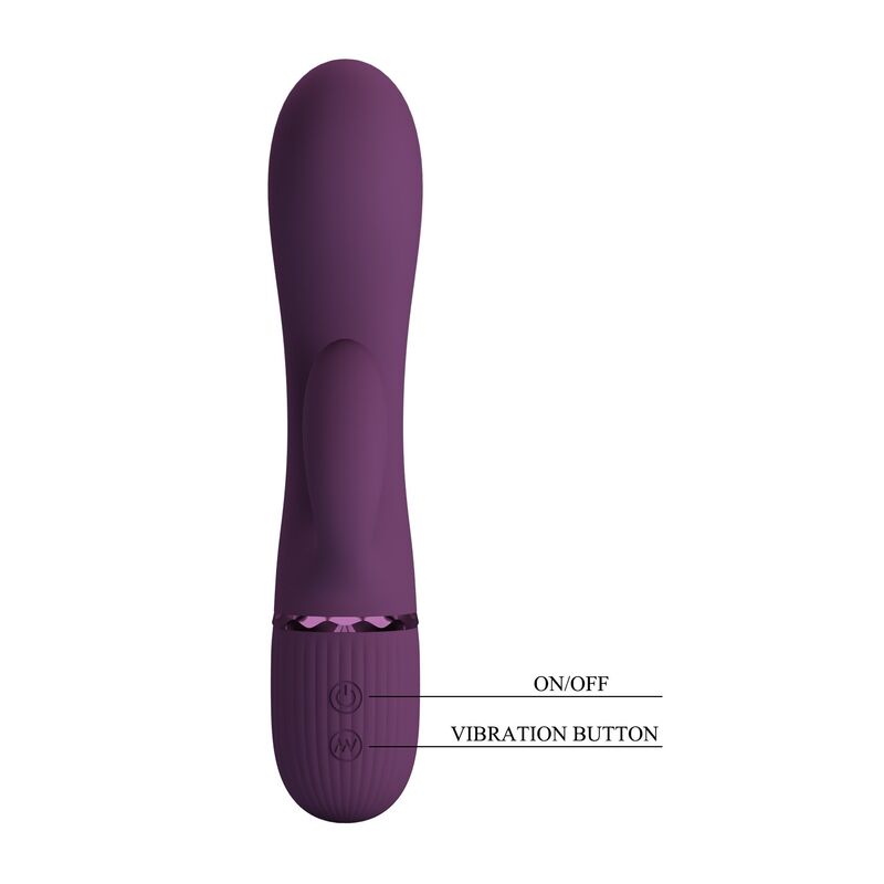 PRETTY LOVE – MARGIE VIBRATEUR LAPIN RECHARGEABLE 10 FONCTIONS VIOLET