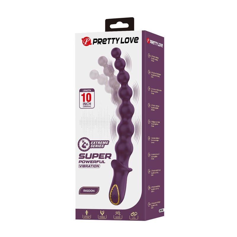 PRETTY LOVE – MADISON VIBRATEUR ANAL RECHARGEABLE 10 FONCTIONS
