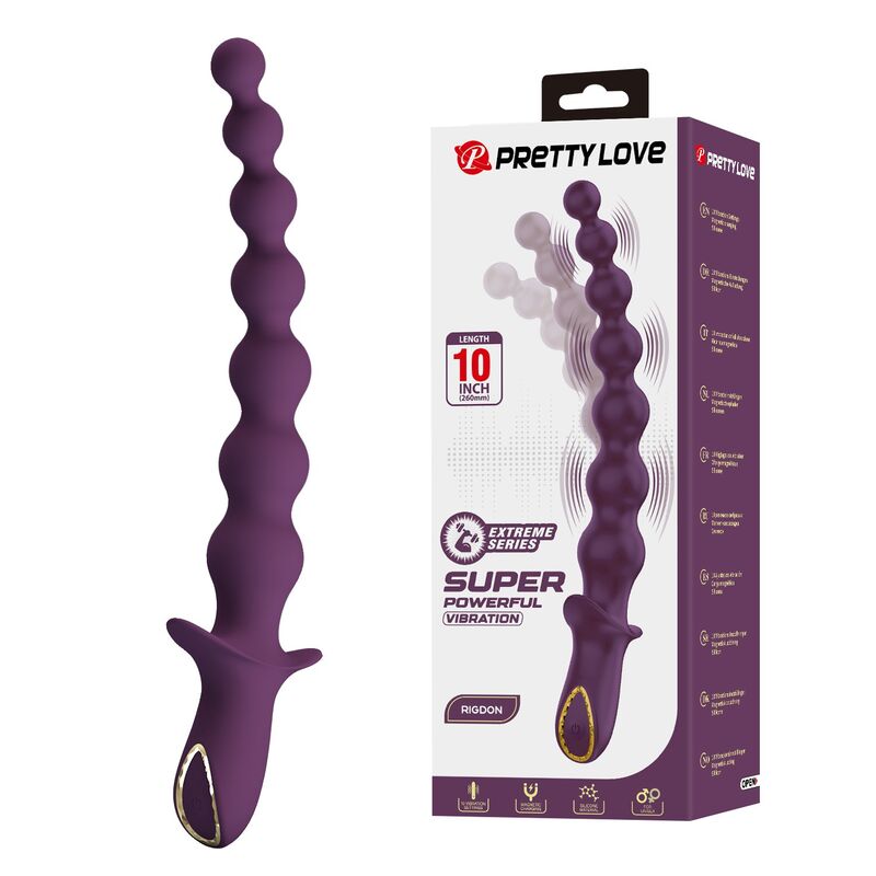 PRETTY LOVE – MADISON VIBRATEUR ANAL RECHARGEABLE 10 FONCTIONS