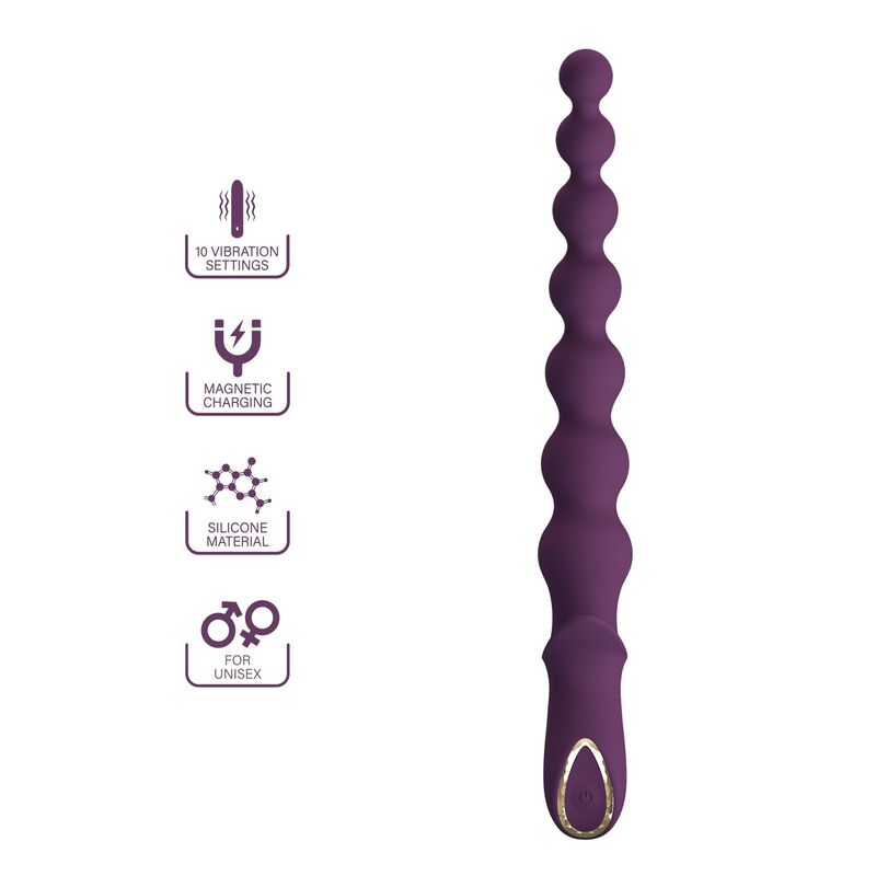 PRETTY LOVE – MADISON VIBRATEUR ANAL RECHARGEABLE 10 FONCTIONS