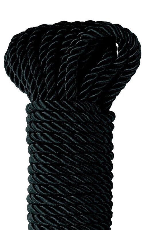 FETISH FANTASY SERIES – CORDE DE SOIE NOIRE DE LUXE 9,75 M