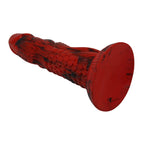 POWER MONSTERS – GODEMICHÉ MINOTAURE FANTASY AVEC VENTOUSE 21 CM Ø 5 CM ROUGE ET NOIR