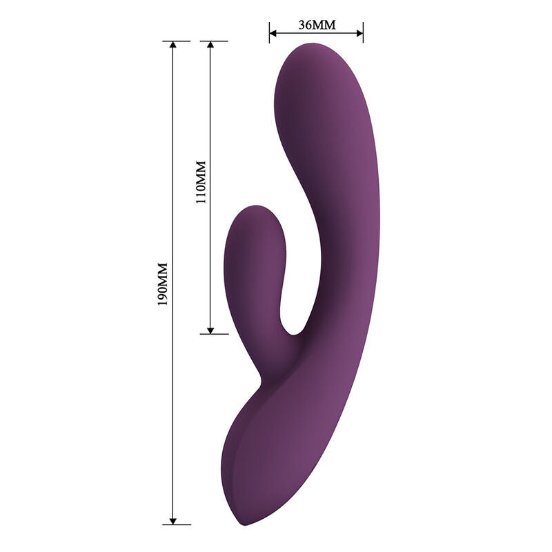 Pretty Love Rosolyn – Rabbit-Vibrator mit 10 Funktionen, Doppelmotor