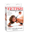 FETISH FANTASY SERIES – Set collare con polsiere e guinzaglio
